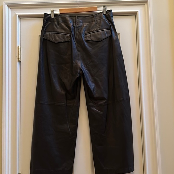 Rag & Bone Dylan Cropped Leather Pant Sz10 - Picture 9 of 9